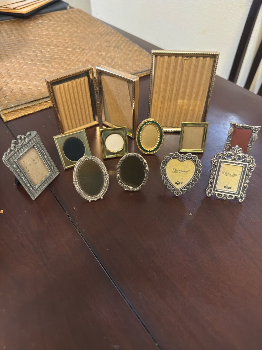 Enesco Assorted Mini Picture Frames in Gold and Silver Tones